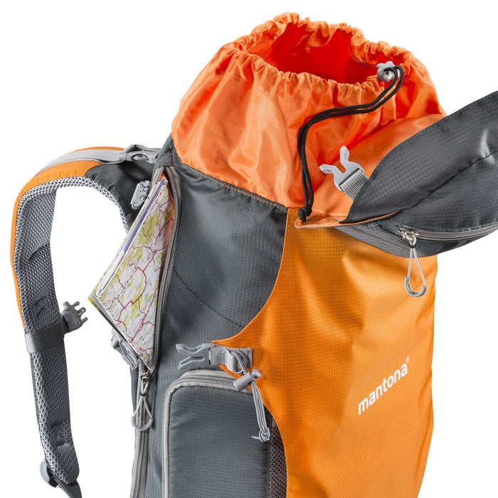 EAN 4250234505871 - Mantona ElementsPro 40 Funda tipo mochila Gris, Naranja imagen 3