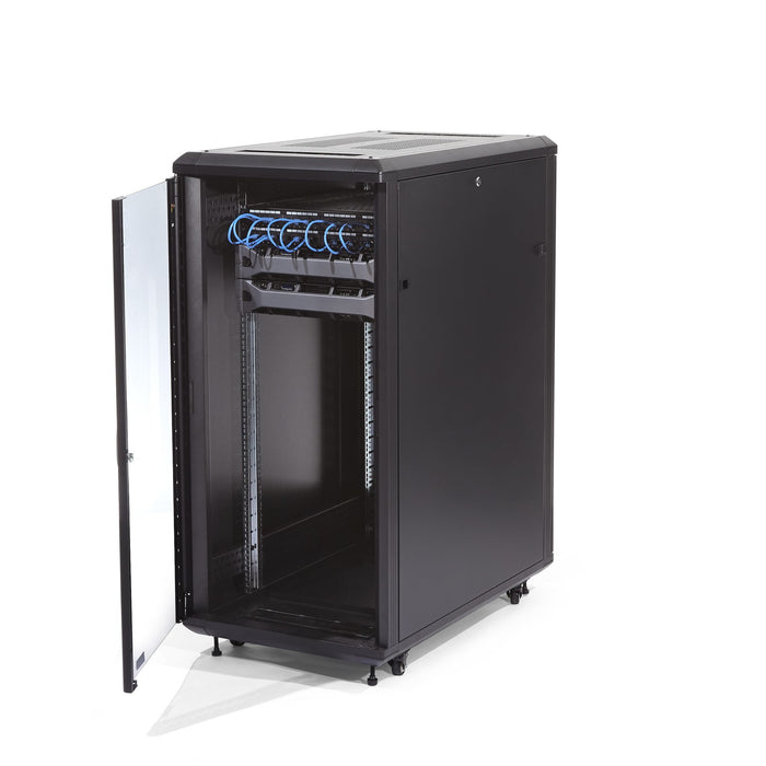 EAN 65030888431 - StarTech.com RK3236BKF armario rack Rack o bastidor independiente Negro imagen 6