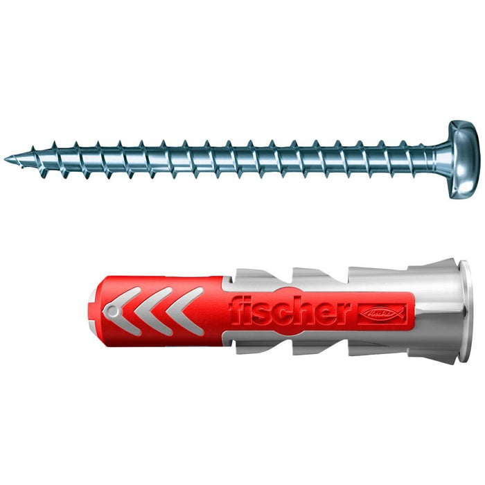 EAN 4048962324440 - Fischer 545838 tornillo de anclaje y taco 100 pieza(s) Juego de enchufes de pared y tornillos 30 mm imagen 1