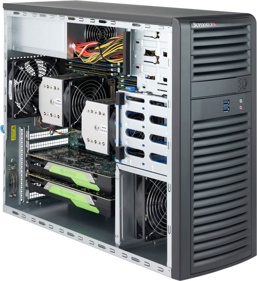 EAN 0672042440962 - Supermicro CSE-732D3-1K26B carcasa de ordenador Midi Tower Negro 1200 W imagen 1