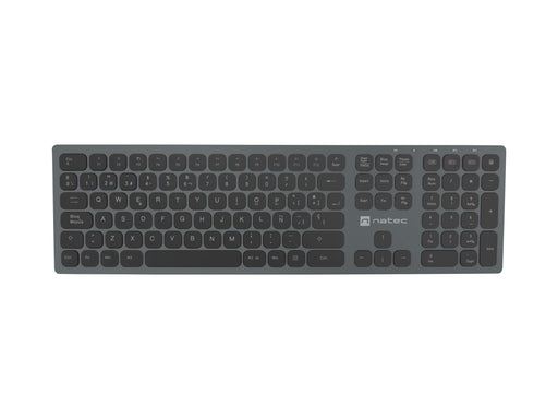 EAN 5901969432138 - NATEC NKL-1830 teclado Universal RF Wireless + Bluetooth QWERTY Español Negro, Gris imagen 1