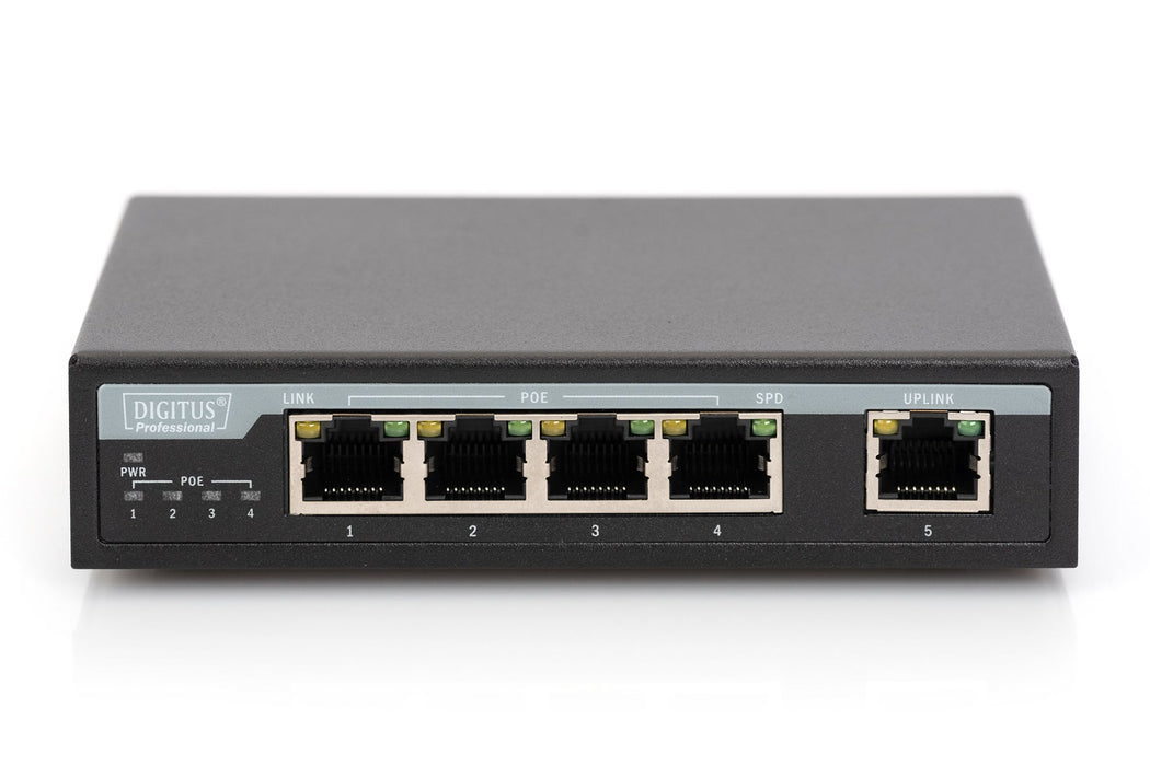 EAN 4016032380467 - Digitus DN-95320 switch Gestionado Fast Ethernet (10/100) Energía sobre Ethernet (PoE) Negro imagen 4