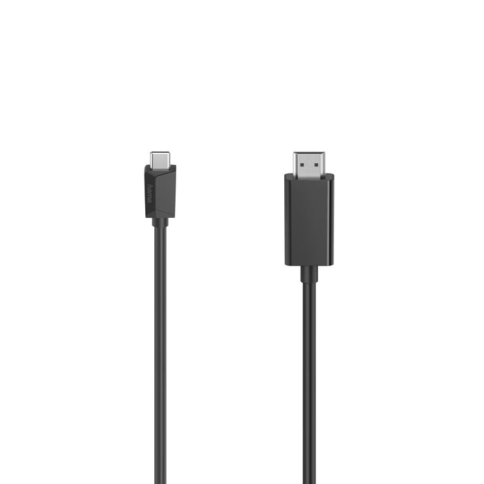 EAN 4047443444837 - Hama 00200719 cable USB 3 m USB C HDMI tipo A (Estándar) Negro imagen 1