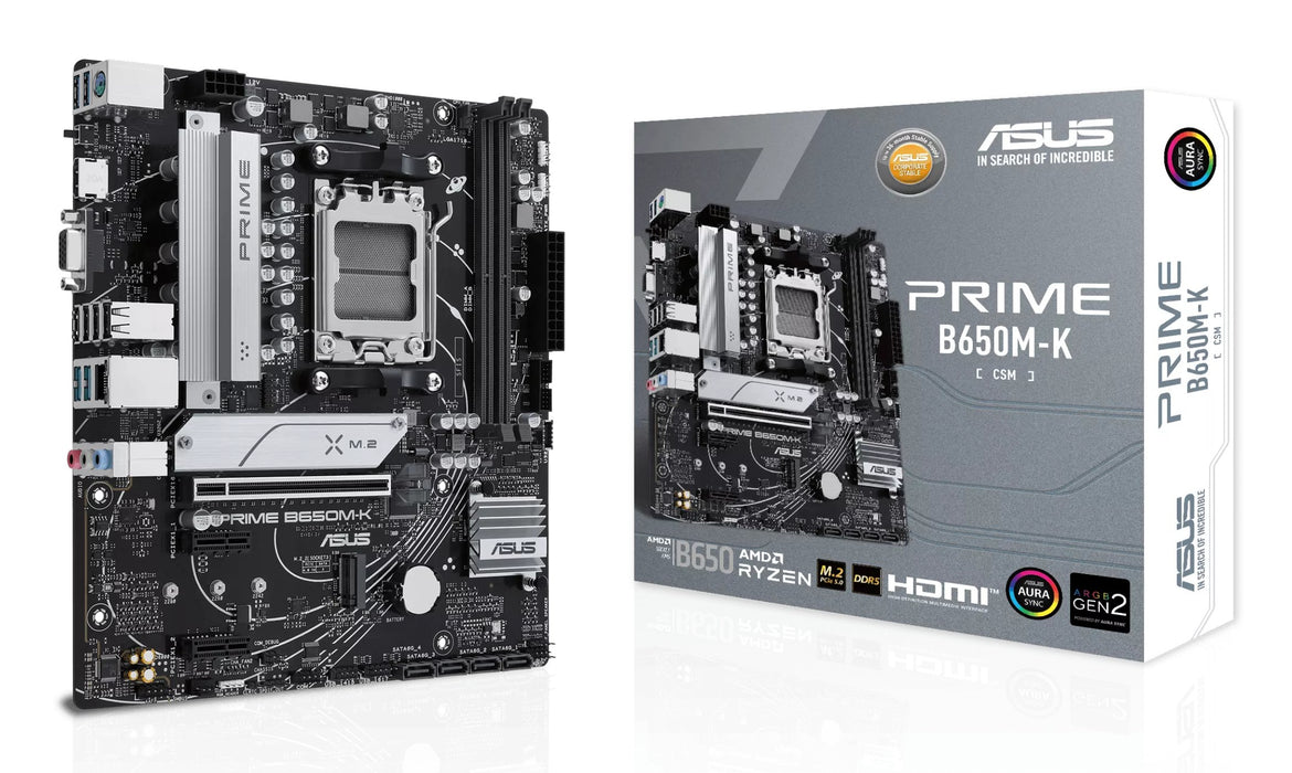 EAN 4711387236628 - ASUS PRIME B650M-K AMD B650 Zócalo AM5 micro ATX imagen 1