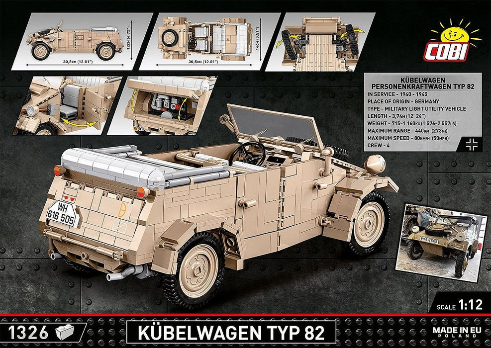EAN 5902251028039 - COBI Kübelwagen Personenkraftwagen Typ 82 imagen 5