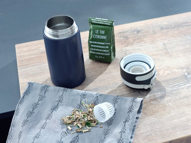 EAN 4006501032478 - Leifheit 03247 taza de viaje 350 ml Negro, Azul Acero inoxidable imagen 6