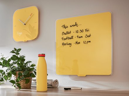 EAN 4002432125050 - Leitz 90170019 reloj de mesa o pared Reloj de cuarzo Plaza Amarillo imagen 4