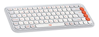 EAN 5099206127456 - Logitech 920-013069 teclado Universal Bluetooth QWERTY Español Naranja, Blanco imagen 1