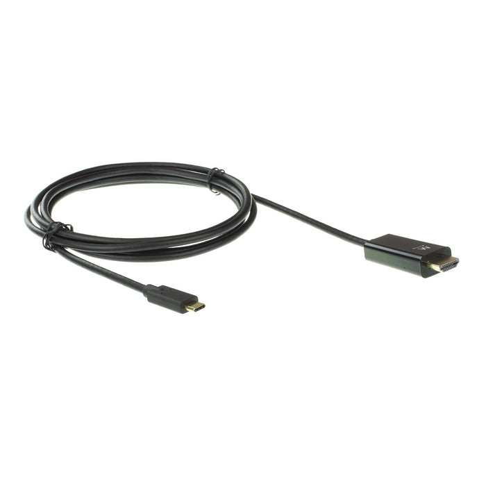 EAN 8054392619601 - Ewent EW9824 adaptador de cable de vídeo 2 m USB Tipo C HDMI tipo A (Estándar) Negro imagen 2