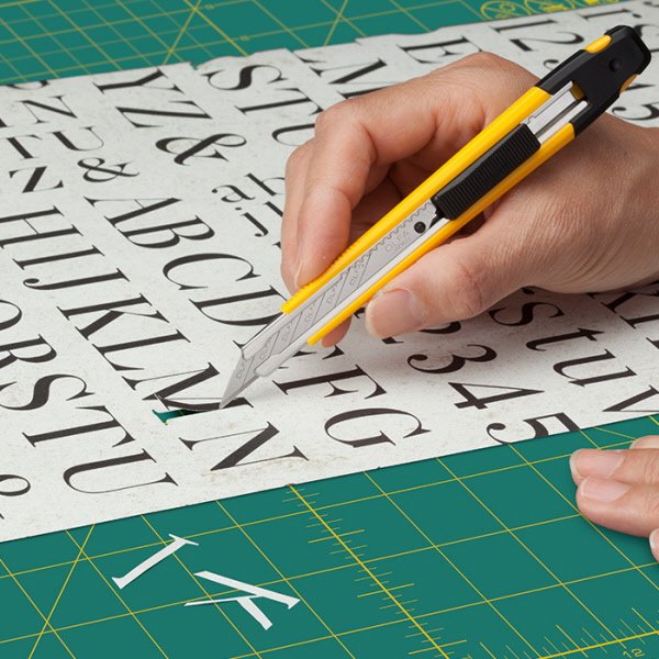 EAN 0091511610796 - Olfa A-1 Negro, Amarillo Cúter de cuchillas intercambiables imagen 4