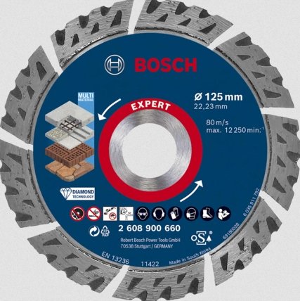 EAN 4059952539959 - Bosch 2 608 900 660 hoja de sierra circular 12,5 cm 1 pieza(s) imagen 1