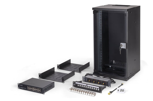 EAN 4016032499589 - Digitus DN-49105-SET armario rack Bastidor de pared Negro imagen 1