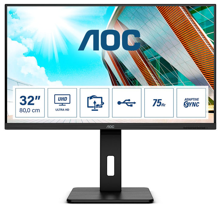EAN 4038986119627 - AOC P2 U32P2 pantalla para PC 80 cm (31.5") 3840 x 2160 Pixeles 4K Ultra HD LED Negro imagen 1