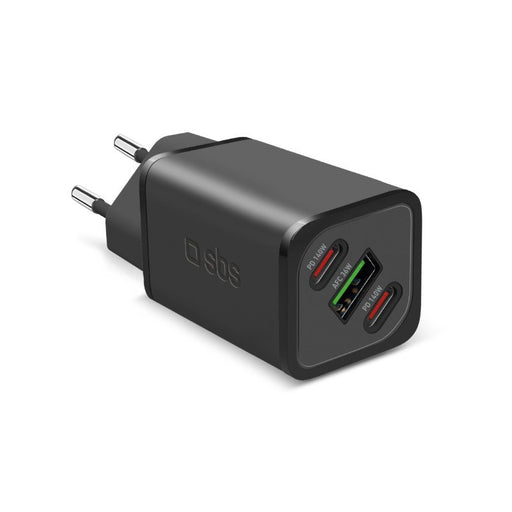 EAN 8018417447839 - SBS TETRGANUSB2CPD140W cargador de dispositivo móvil Universal Negro Corriente alterna Carga rápida Inter imagen 1