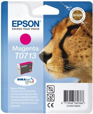 EAN 8715946329741 - Epson Cheetah DURABrite Ink Cartridge Magenta T0713 cartucho de tinta 1 pieza(s) Original imagen 3
