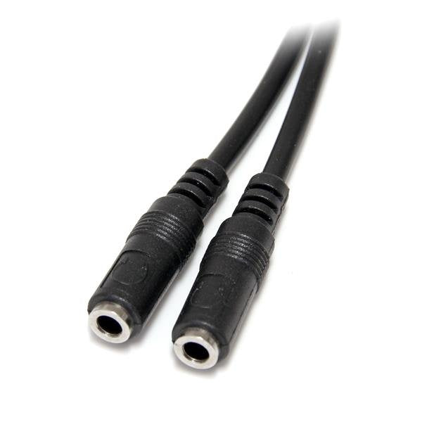 EAN 0065030847018 - StarTech.com MUY1MFFS cable de audio 0,2 m 2x3.5mm Negro imagen 3