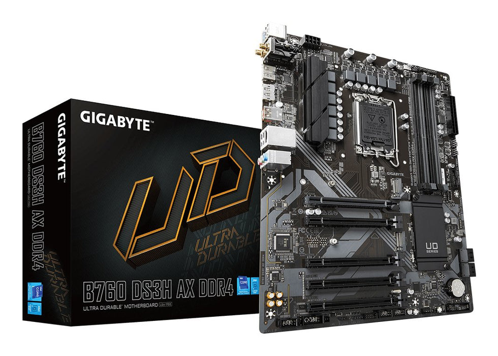 EAN 4719331850999 - GIGABYTE B760 DS3H AX DDR4 placa base Intel B760 Express LGA 1700 ATX imagen 1