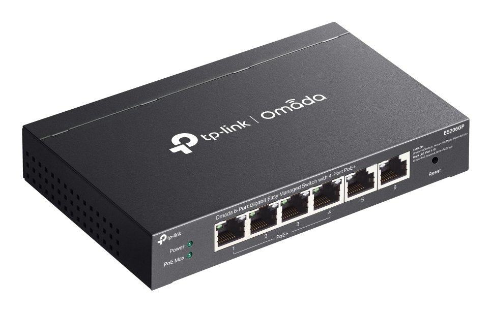 EAN 1210002600644 - TP-Link Omada ES206GP switch Gestionado Gigabit Ethernet (10/100/1000) Energía sobre Ethernet (PoE) Negro imagen 4