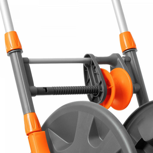 EAN 8800356879518 - Daewoo DWR2050 carrete de manguera de jardín Tambor de carrete Manual Negro, Gris, Naranja imagen 2