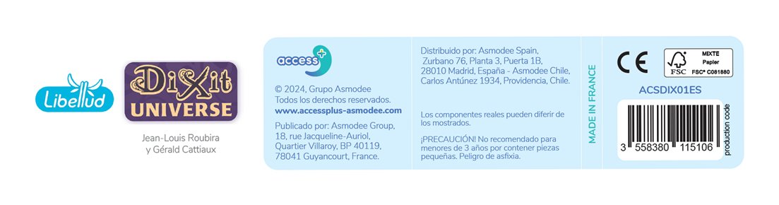 EAN 3558380115106 - Asmodee Dixit Universe Access+ Juego de mesa Educativo imagen 5