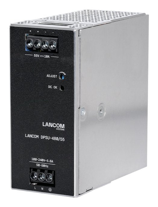 EAN 4044144614354 - LANCOM DPSU-480/55 unidad de fuente de alimentación 480 W TS35 DIN Negro, Acero imagen 2