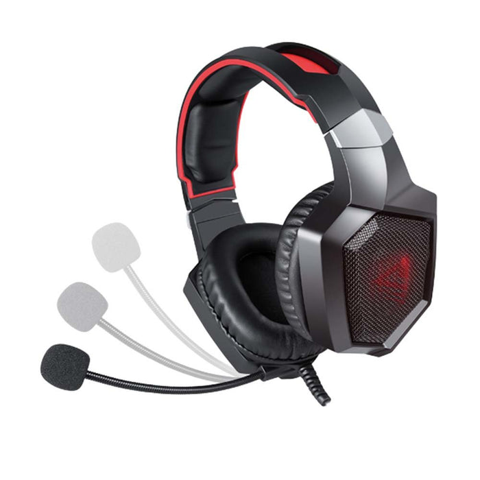 EAN 5901986045489 - Savio SAVGH-FORGE auricular y casco Auriculares Alámbrico gancho de oreja Juego Negro, Rojo imagen 5