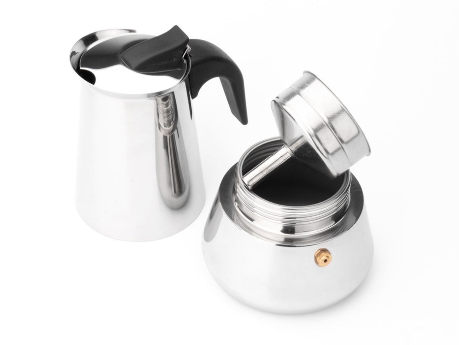 EAN 8711871358603 - Leopold Vienna LV113003 cafetera manual Cafetera italiana 0,4 L Plata imagen 2