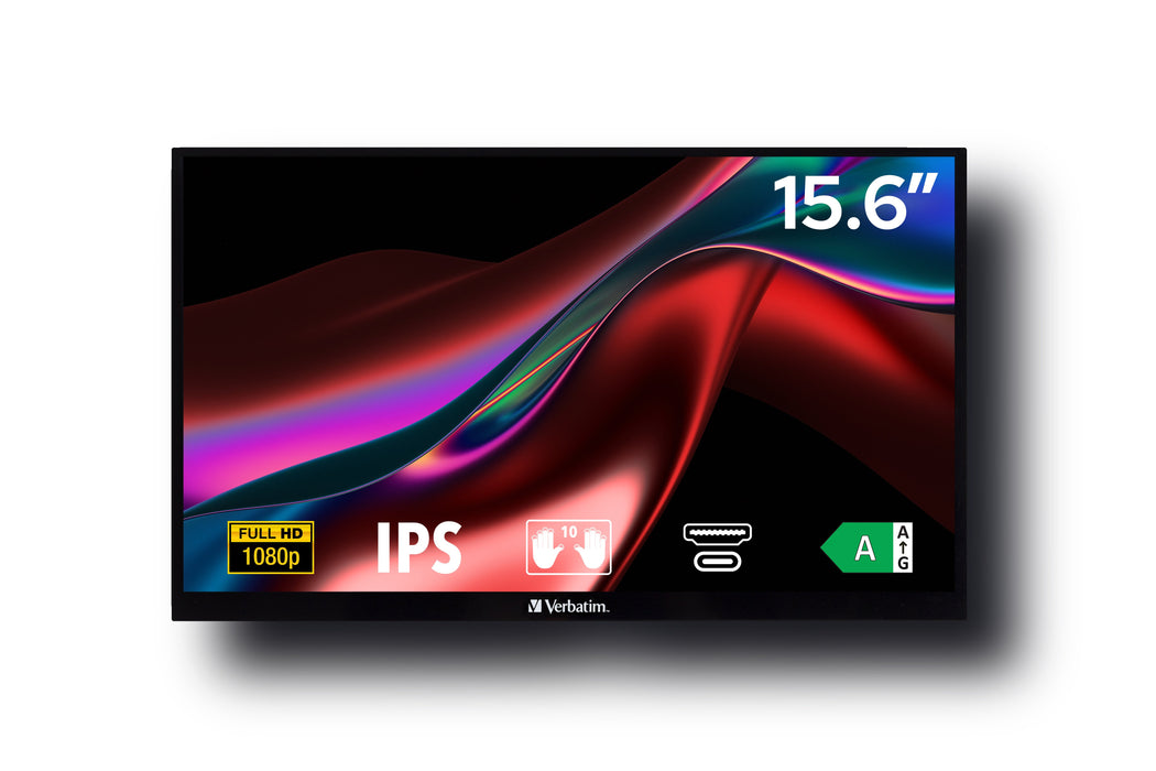 EAN 0023942495925 - Verbatim 49592 pantalla para PC 39,6 cm (15.6") 1920 x 1080 Pixeles Full HD LCD Pantalla táctil Negro imagen 2
