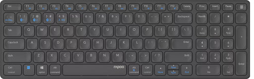 EAN 6940056121608 - Rapoo 00215871 teclado Oficina RF Wireless + Bluetooth QWERTY Inglés Negro imagen 1