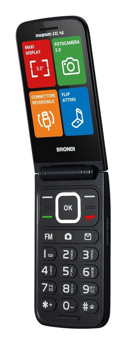 EAN 8015908820805 - Brondi MAGNUM XXL 4G 8,13 cm (3.2") Gris Característica del teléfono imagen 3