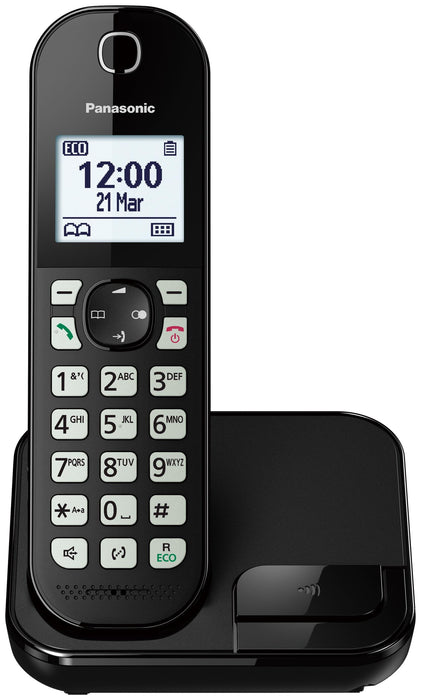 EAN 5025232843190 - Panasonic KX-TGC450GB teléfono Teléfono DECT Identificador de llamadas Negro imagen 3