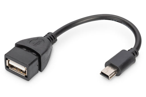 EAN 4016032324034 - Digitus AK-300310-002-S cable USB USB 2.0 0,2 m Mini-USB B USB A Negro imagen 1