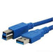 EAN 4260283117024 - MediaRange MRCS149 cable USB USB 3.2 Gen 1 (3.1 Gen 1) 3 m USB A USB B Azul imagen 1
