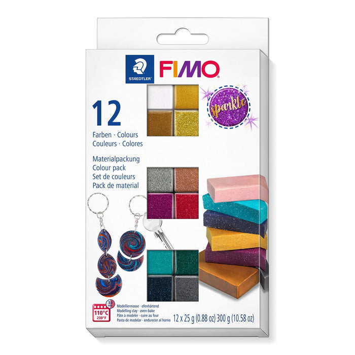 EAN 4007817096543 - Staedtler FIMO Color Pack Sparkle Colours Pasta de modelar 300 g Multicolor 12 pieza(s) imagen 1