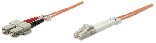 EAN 0766623471268 - Intellinet 2m LC/SC Cable de fibra óptica e InfiniBand Naranja imagen 1