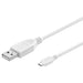 EAN 4040849961922 - Goobay USB 2.0 A/micro-B 0.6m cable USB 0,6 m USB A Micro-USB B Blanco imagen 1