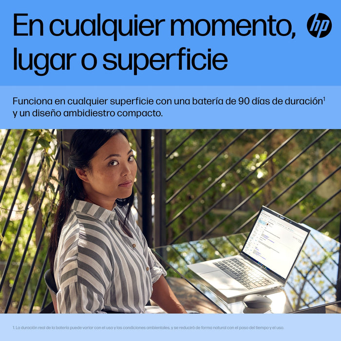 EAN 0196548822683 - HP 710 Rechargeable Silent Mouse ratón Oficina Ambidextro RF Wireless + Bluetooth 3000 DPI imagen 21