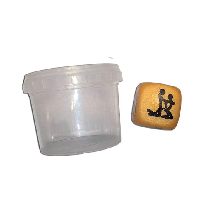 Dado Dorado De Posturas Para Pareja En Bote