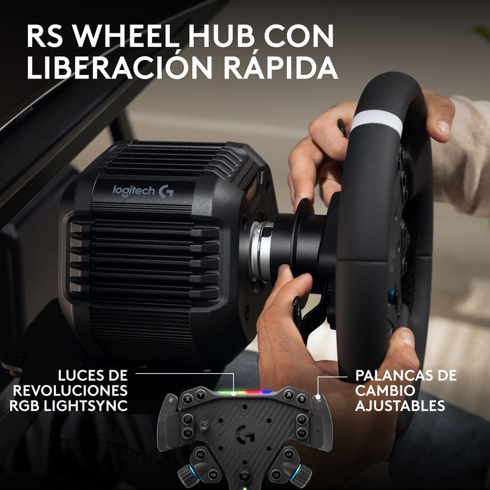 EAN 5099206128033 - Logitech G RS50 System Negro USB 2.0 Analógico PC, PlayStation 4, PlayStation 5 imagen 5