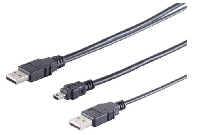 EAN 5712505516812 - Microconnect USBAAB06 cable USB USB 2.0 0,6 m Mini-USB B USB A Negro imagen 1