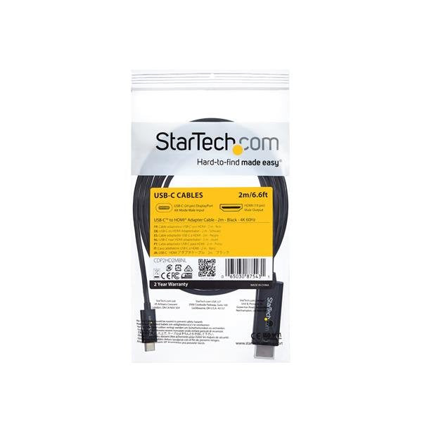 EAN 0065030875431 - StarTech.com CDP2HD2MBNL adaptador de cable de vídeo imagen 6