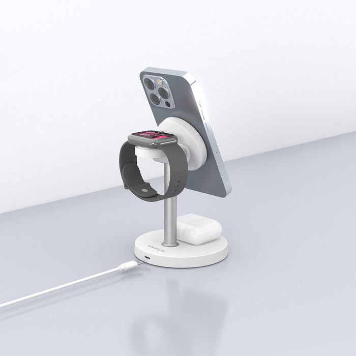 EAN 8435739903520 - AISENS ASCH-15W3WC065-W cargador de dispositivo móvil Auriculares, Smartphone, Reloj inteligente Cargador imagen 6