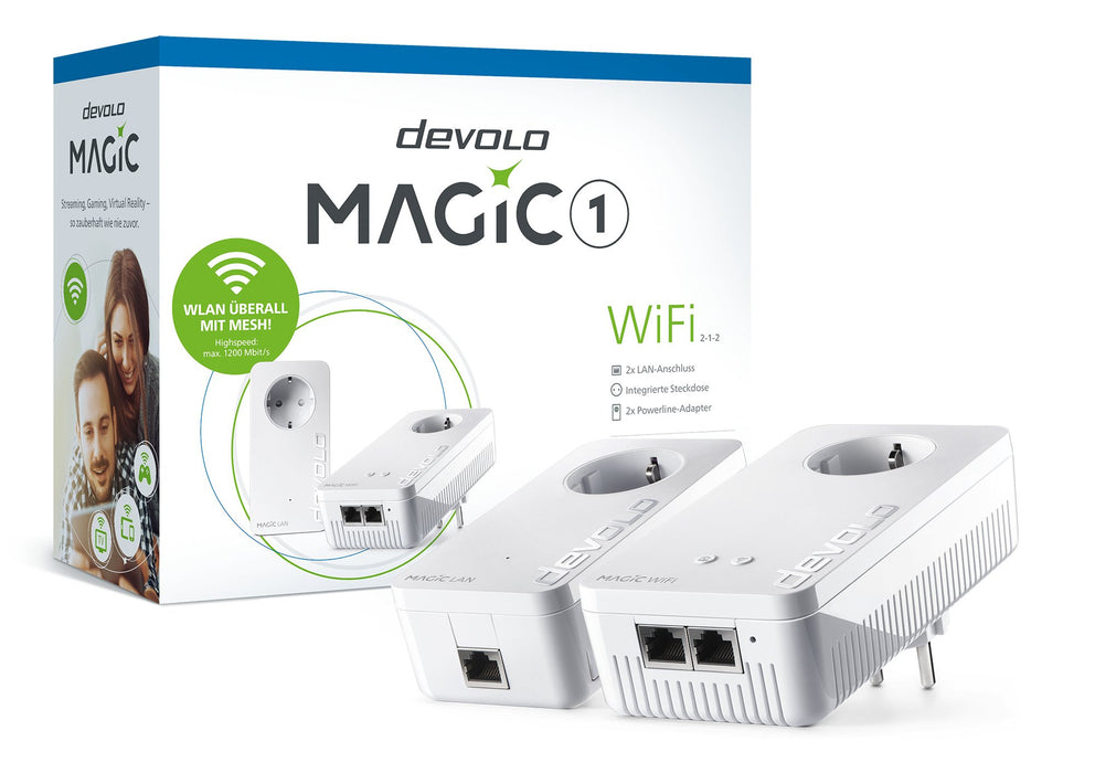 EAN 4250059683594 - Devolo Magic 1 WiFi Starter Kit 1200 Mbit/s Ethernet Blanco 2 pieza(s) imagen 3