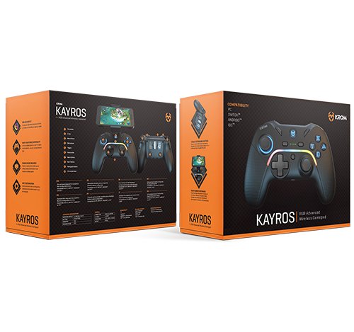 EAN 8436587973604 - Krom Kayros Negro Bluetooth Gamepad Analógico/Digital Android, Nintendo Switch, PC, iOS imagen 13