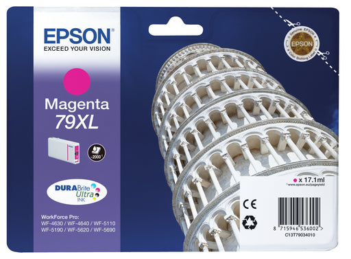 EAN 8715946536002 - Epson Tower of Pisa 79XL cartucho de tinta 1 pieza(s) Original Alto rendimiento (XL) imagen 1