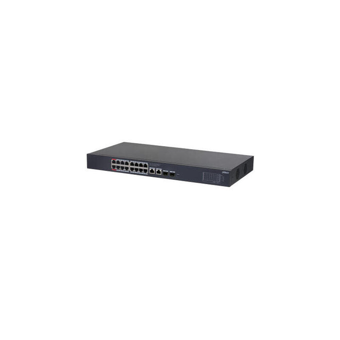Dahua Cs4220-16gt-135 Switch Poe 16 Puertos Gigabit + 2 Uplink Gigabit Rj45 + 2sfp Gigabit 135w Manejable En Cloud Layer2