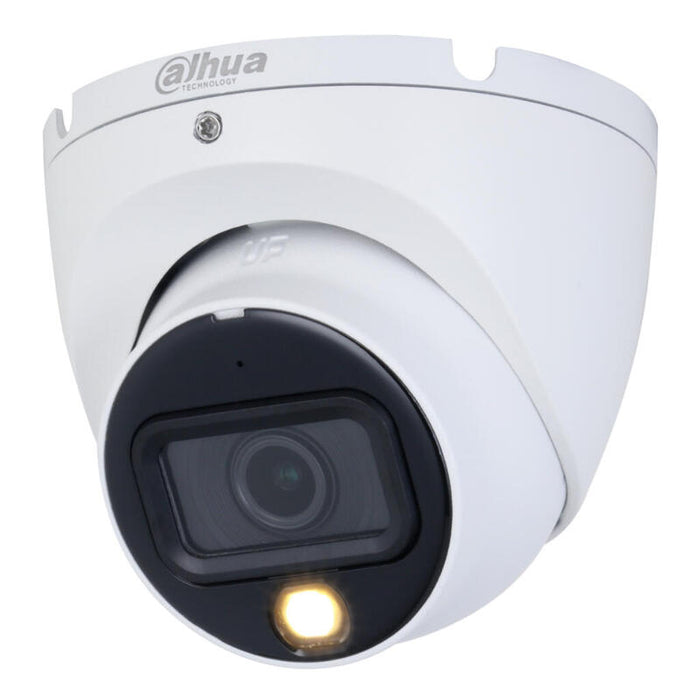 Dahua Hac-Hdw1200tlm-Il-A-0280b-S6 Domo Hdcvi 4en1 2m 1080p Iluminación Dual Led40m/Ir40m 2.8mm Ip67 Mic