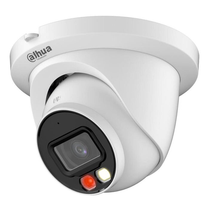 Dahua Ipc-Hdw2449tm-S-Il-0280b Domo Ip 4m H265 Full Color Wdr Ivs Smd Iluminación Dual Led30m/Ir30m 2.8mm Ip67 Poe Mic Ai