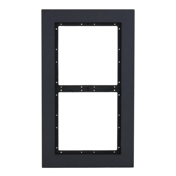 Dahua Vtm25p2 Marco Exterior Para 2 Módulos De Videoportero Dahua Para Serie Vto4202fb-X. Color Negro