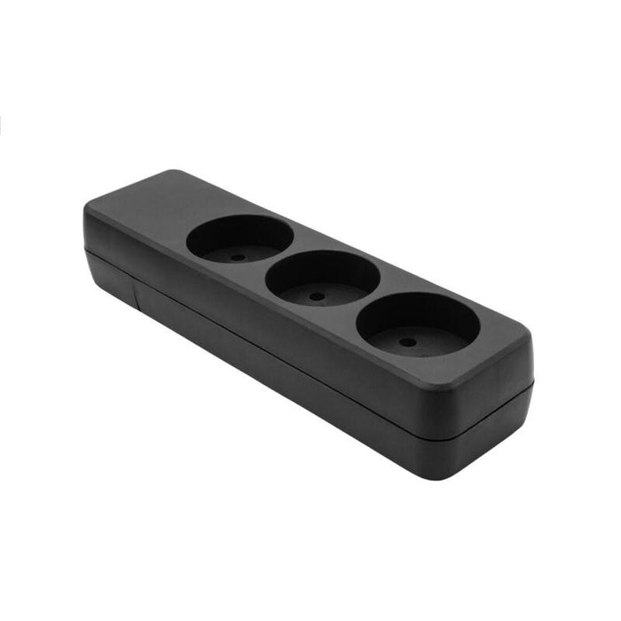 Danish Power Strip 3-Way Black - Warranty: 360m